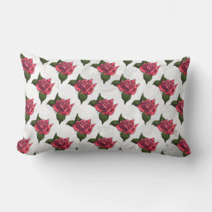 Cojín Lumbar patrón Rosa