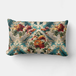 Cojín Lumbar Patrón sinusal floral italiano
