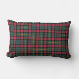 Cojín Lumbar Patrón vintage de chapa de Navidad