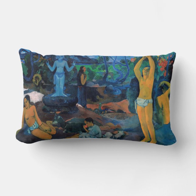 Cojín Lumbar Paul Gauguin - ¿De Dónde Venimos? (Anverso)