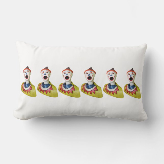 Cojín Lumbar Payasos de Carnaval (Anverso)