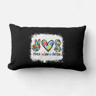 Cojín Lumbar Paz Amar El Autismo En Abril Usamos Azul Para El A