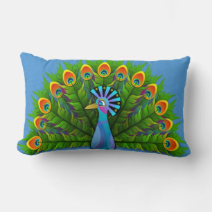 Cojín Lumbar Peacock