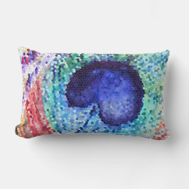Cojín Lumbar Peacock Feather Art Lumbar Cushion
