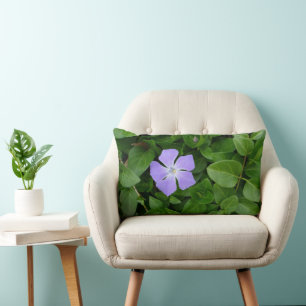 Cojín Lumbar Pequeña Flor Morada