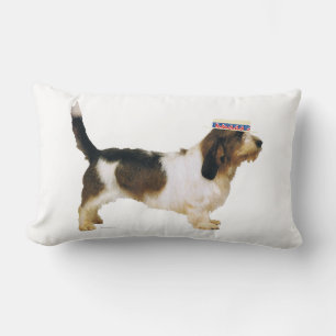 Cojín Lumbar Pequeño Basset Grifón Vendée Elegante