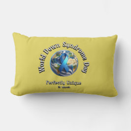 Cojín Lumbar Perfectamente Único. Día Mundial del Síndrome de D