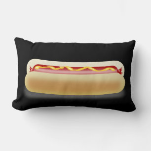 Cojín Lumbar Perro caliente divertido lumbar Pillow