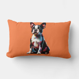 Cojín Lumbar Perro de Boston Terrier
