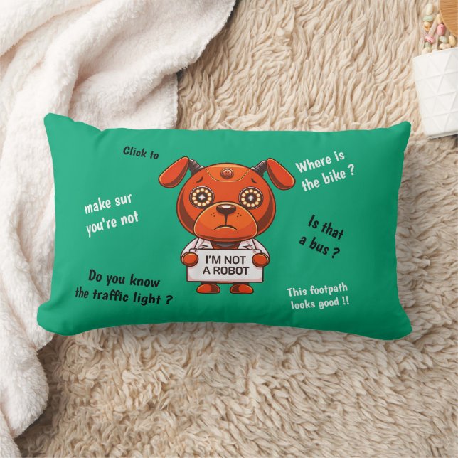 Cojín Lumbar Perro robot (Manta)