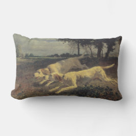 Cojín Lumbar Perros en ejecución (Beagles) (por Constant Troyon