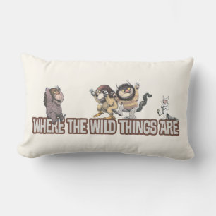 Cojín Lumbar Personajes de Donde viven los monstruos en Logo