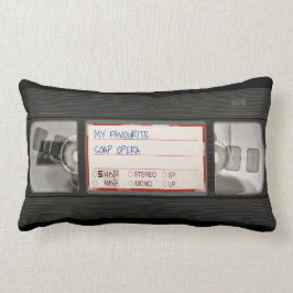 Cojín Lumbar Personalizable retro video de VHS