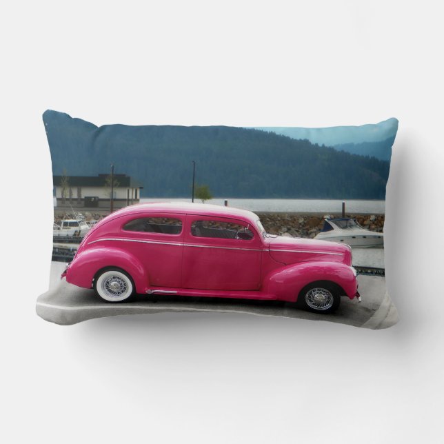 Cojín Lumbar Personalizado 1940 Famoso americano Make Sedan (Anverso)