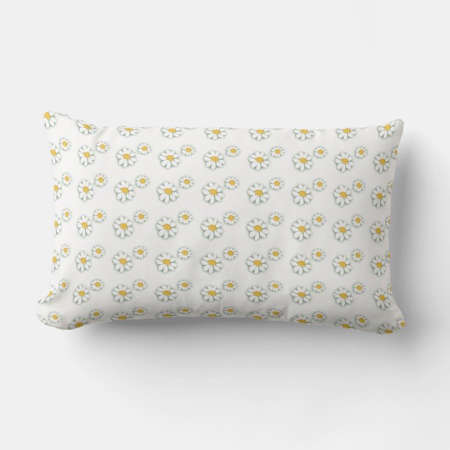 Cojín Lumbar Personalizado Daisies Pillow (Anverso)