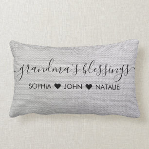 Cojín Lumbar Personalizado de abuela regalo personalizado