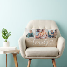 Personalizado Familia Guión del corazón Beige 3 Co