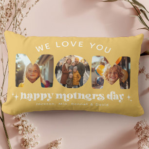 Cojín Lumbar Personalizado fotográfico del Día de la Madre 3 es