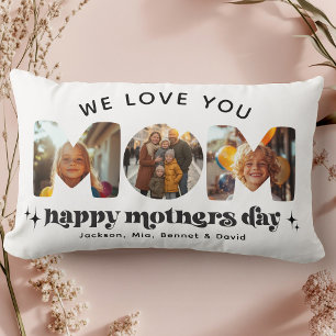 Cojín Lumbar Personalizado fotográfico del Día de la Madre 3 es