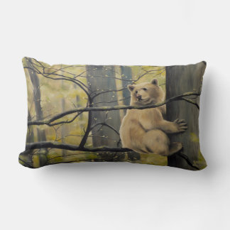 Cojín Lumbar Personalizado Kermode Bears Pillow de la boca del