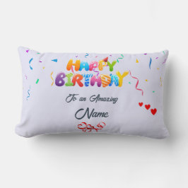 Cojín Lumbar Personalizado Lumbar Pillow - Perfecto regalo de c