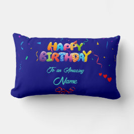 Cojín Lumbar Personalizado Lumbar Pillow - Perfecto regalo de c