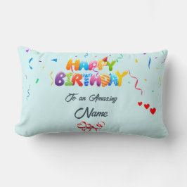 Cojín Lumbar Personalizado Lumbar Pillow - Perfecto regalo de c