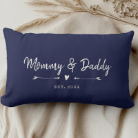 Personalizado moderna mamá y papá nuevos padres Ma