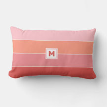 Personalizado Monograma Lumbar Pillow