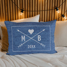 Personalizado Monogrammed Love Heart Arrows 2025