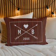 Personalizado Monogrammed Love Heart Arrows 2025