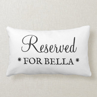 Cojín Lumbar Personalizado Reservado para el gato añada el nomb