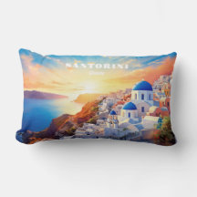 Personalizado Texto Santorini Grecia Atardecer