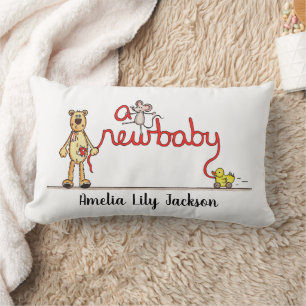 Cojín Lumbar Personalizado Un Nuevo Bebé