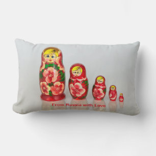 Cojín Lumbar Personalizar las muñecas apiladas rusas Matryoshka
