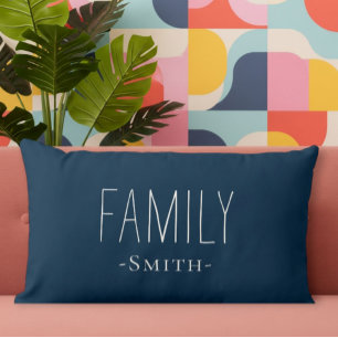 Cojín Lumbar Personalized Blue Lumbar Cushion – Elegant
