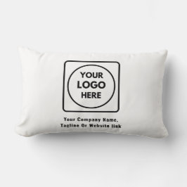 Cojín Lumbar Personalized Corporate Logo Text Branding Lumbar 