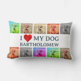 Cojín Lumbar Personalized Dog Pop Art Pet Lover Gift