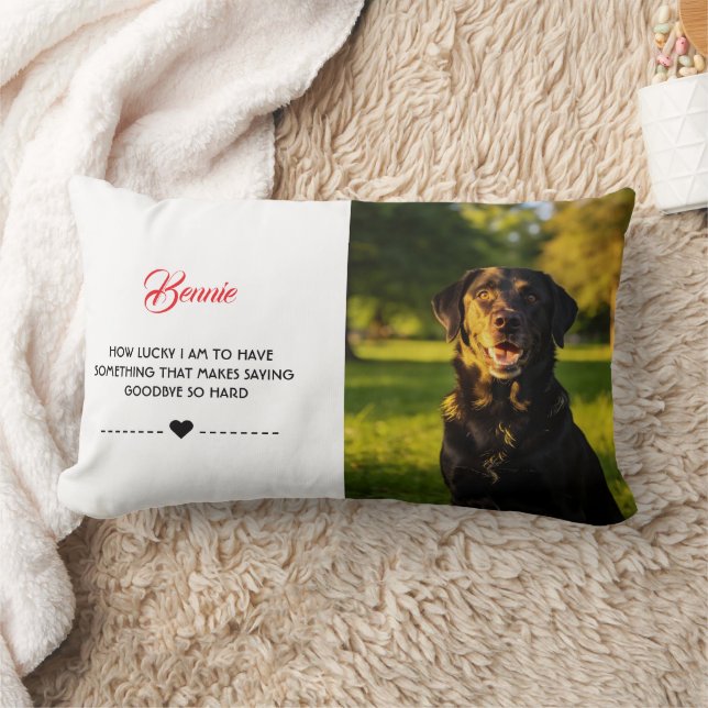 Cojín Lumbar Personalized Pet Memorial Pillow | Mother’s Day (Manta)