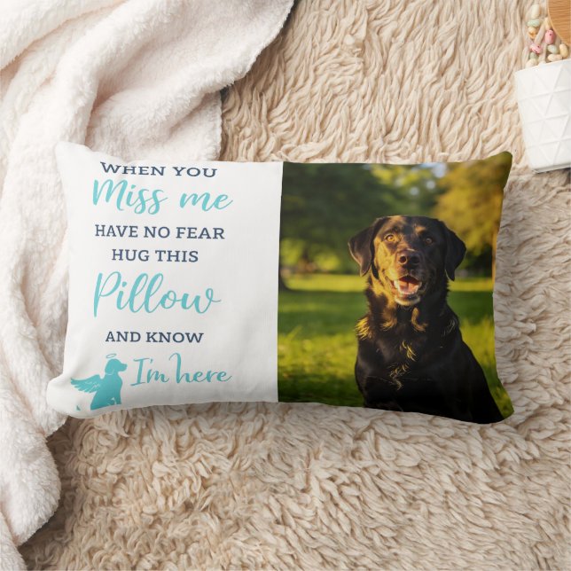 Cojín Lumbar Personalized Pet Memorial Pillow | Mother’s Day (Manta)