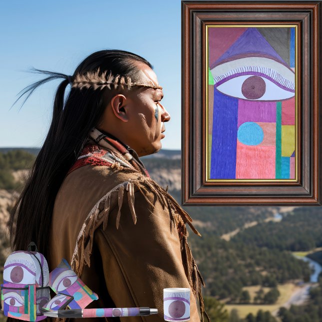 Cojín Lumbar "Perspective"  (Get the full “Perspective” collection at: https://bit.ly/SmartArtIIZazzle. )