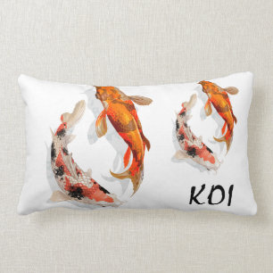 Cojín Lumbar Pescados de la Almohada-KOI del tiro