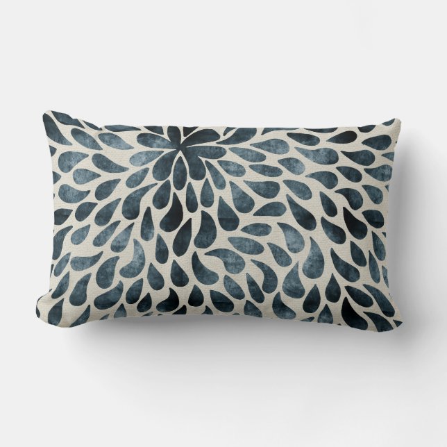 Cojín Lumbar Pétalos de lágrima (Anverso)