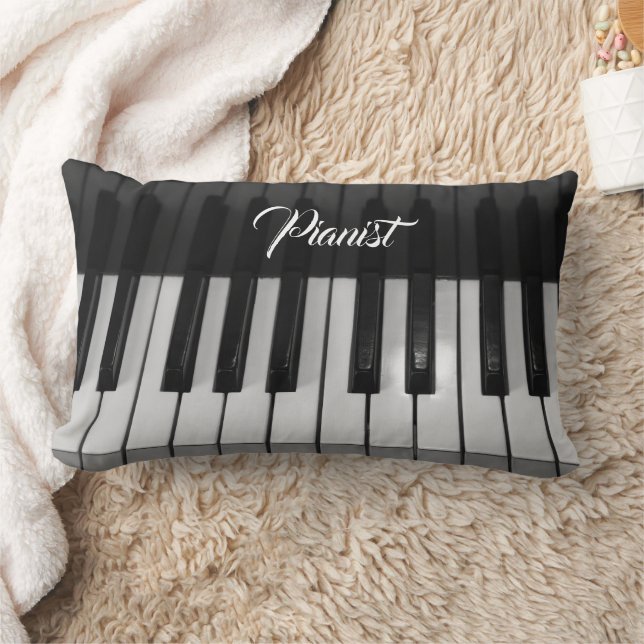 Cojín Lumbar Pianista profesional vintage (Manta)