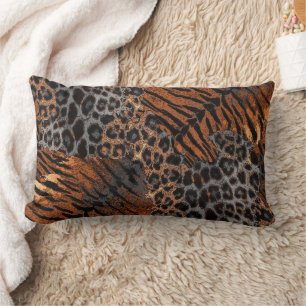 Cojín Lumbar Piel de tigre leopardo de moda