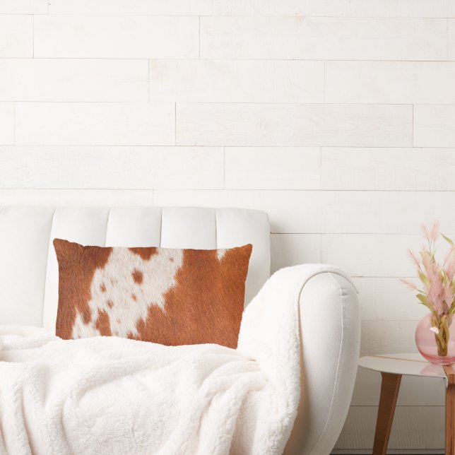 Cojín Lumbar Piel de vaca de lujo Piel Animal   ImprimirAlmohad (Sofá)