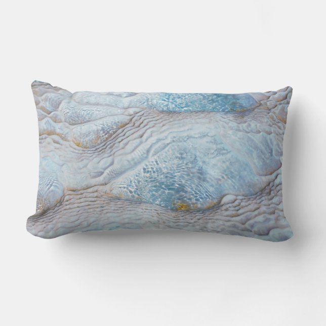 Cojín Lumbar Piel gruesa gris y marrón (Anverso)