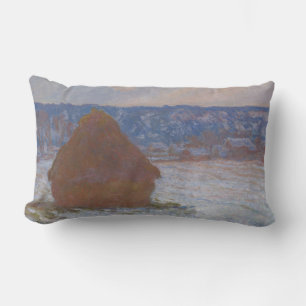 Cojín Lumbar Pila de trigo (efecto Nieve, día de refundición) (