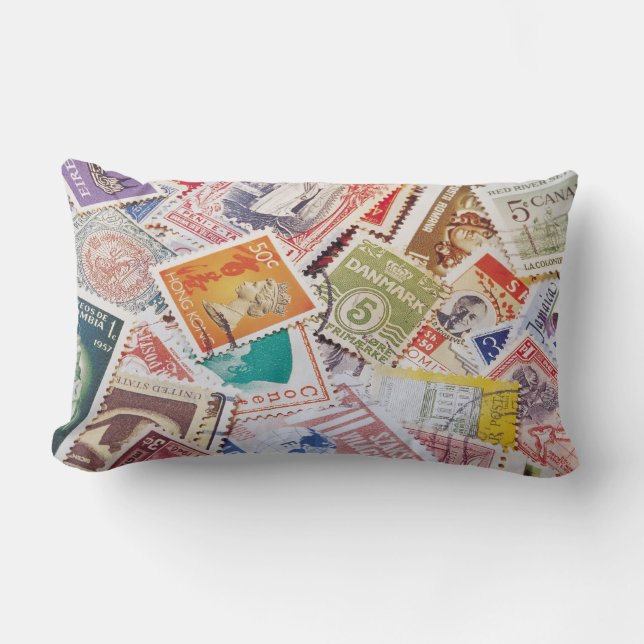 Cojín Lumbar Pilar con estampado (Anverso)