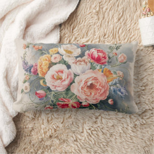 Cojín Lumbar Pilar corporal de elegante floral belga